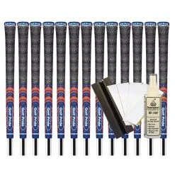 Golf Pride MCC TEAMS (New Decade) Standard Grip - NAVY/ORANGE (13pcs + Golf Grip Kit)