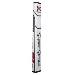 Super Stroke Traxion FLATSO 3.0 Putter Grip 20 Super Stroke Traxion FLATSO 3.0 Putter Grip -Golf Shafts Sales Traxion Flatso 3.0 WHT RED GRY Q 1