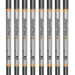 Aerotech SteelFiber Fc70 Parallel Iron Shaft (0.370" Tip) - 8pcs Bundle Set (#3-PW)