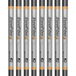 Aerotech SteelFiber Fc80 Parallel Iron Shaft (0.370" Tip) - 8pcs Bundle Set (#3-PW)