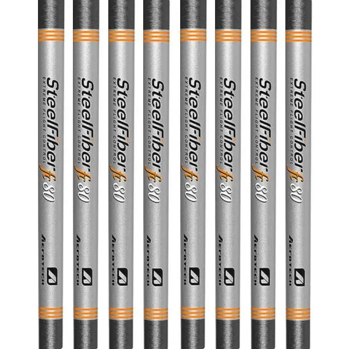 Aerotech SteelFiber Fc80 Parallel Iron Shaft (0.370" Tip) - 8pcs Bundle Set (#3-PW) 3 Aerotech SteelFiber Fc80 Parallel Iron Shaft (0.370" Tip) - 8pcs Bundle Set (#3-PW)