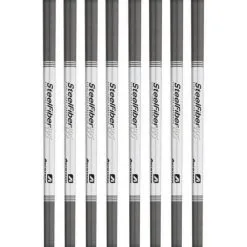 Aerotech SteelFiber Iron Parallel Shaft (0.370" Tip) - 8pcs Bundle Set (#3-PW)