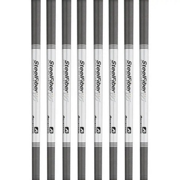 Aerotech SteelFiber Iron Parallel Shaft (0.370" Tip) - 8pcs Bundle Set (#3-PW) 3 Aerotech SteelFiber Iron Parallel Shaft (0.370" Tip) - 8pcs Bundle Set (#3-PW)
