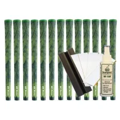 Iomic Sticky Camo 2.3 - Green (13pcs + Golf Grip Kit)