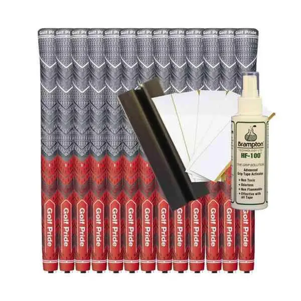 Golf Pride MCC Plus4 Standard Red (13pcs + Golf Grip Kit) 3 Golf Pride MCC Plus4 Standard Red (13pcs + Golf Grip Kit)