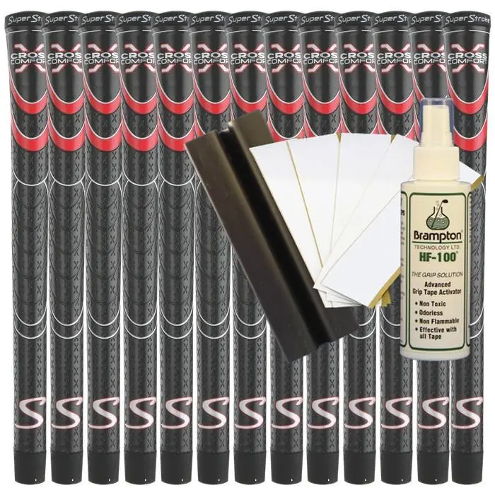 Super Stroke Cross Comfort Jumbo (Black/Red) (13pcs + Golf Grip Kit) 3 Super Stroke Cross Comfort Jumbo (Black/Red) (13pcs + Golf Grip Kit)