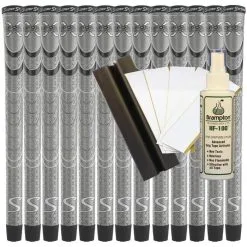 Super Stroke Cross Comfort Standard (Gray/Black) (13pcs + Golf Grip Kit)