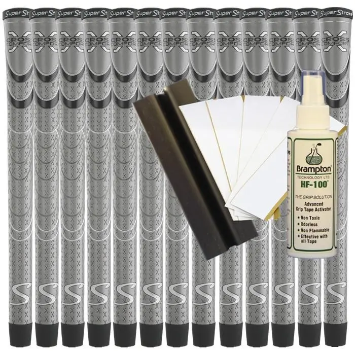 Super Stroke Cross Comfort Standard (Gray/Black) (13pcs + Golf Grip Kit) 3 Super Stroke Cross Comfort Standard (Gray/Black) (13pcs + Golf Grip Kit)