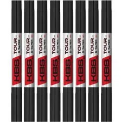 KBS Tour $-Taper Shaft - Black PVD (Bundle Set Of 8x Shafts)