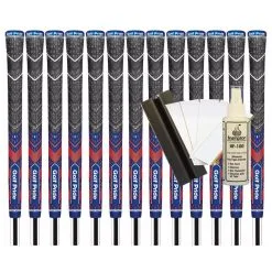 Golf Pride MCC Plus4 *TEAMS* Standard Grip (Navy/Orange) - 13pcs + Golf Grip Kit