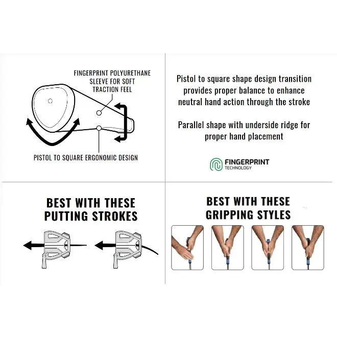 NEW! Lamkin SINK FIT Polyurethane PISTOL CLAW Putter Grip (Midsize) 9 NEW! Lamkin SINK FIT Polyurethane PISTOL CLAW Putter Grip (Midsize) - Image 7