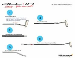 UST All-In Putter Shaft -Golf Shafts Sales ust allinputter retrofit instr