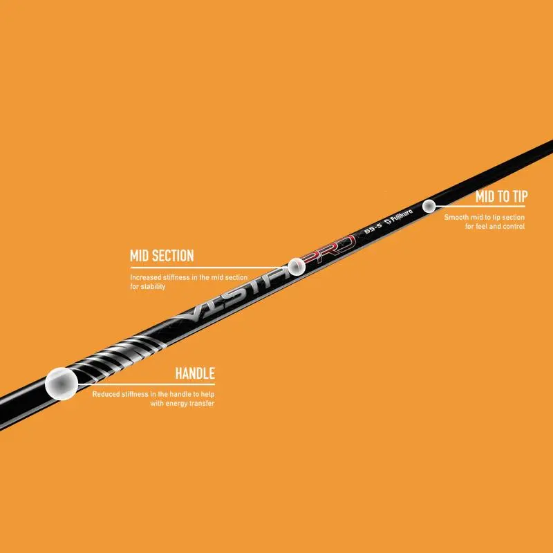(Assembled) NEW Fujikura VISTA PRO HYBRID Shaft With Adapter Tip + Grip 4 (Assembled) NEW Fujikura VISTA PRO HYBRID Shaft With Adapter Tip + Grip - Image 2