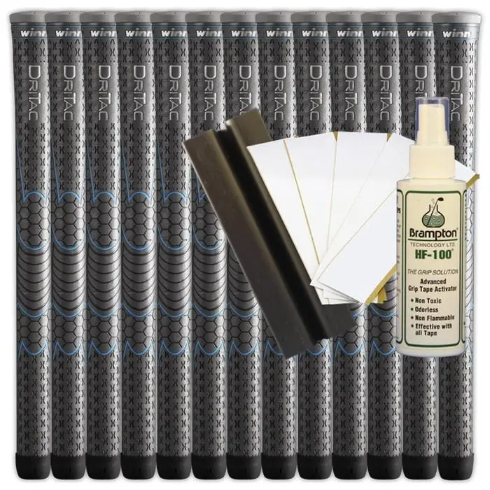 Winn Dri-Tac Ladies/Undersize Grey (13pcs + Golf Grip Kit) 3 Winn Dri-Tac Ladies/Undersize Grey (13pcs + Golf Grip Kit)