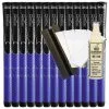 Winn Dri-Tac Black/Blue Midsize (13pcs + Golf Grip Kit) 2 Winn Dri-Tac Black/Blue Midsize (13pcs + Golf Grip Kit) -Golf Shafts Sales winn grip kits dritac mid blkblue