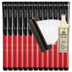 Winn Dri-Tac Black/Red Standard (13pcs + Golf Grip Kit)